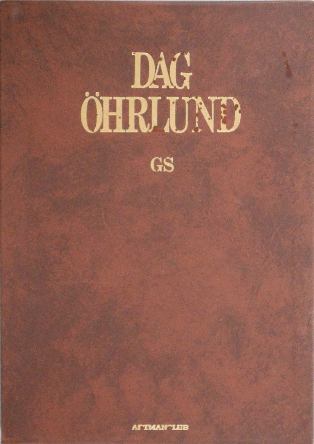 Dag Ohrlund GS, Galphy series n. 29 | Dag Ohrlund | Artman Club 1986 [INCOMPLETE]