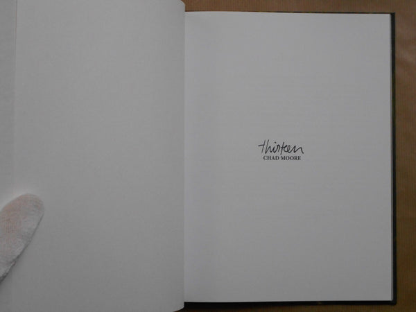Thirteen | Chad Moore | Glassine box publishing 2012