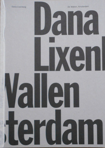 Die Vallen Amsterdam | Dana Lixemberg | Roma Publications 2025