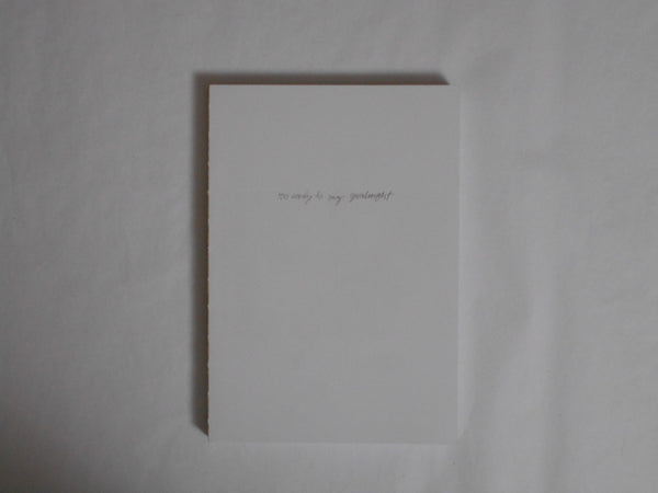 Anyone in love with you (already knows) | Chad Moore | Dienacht publishing 2014