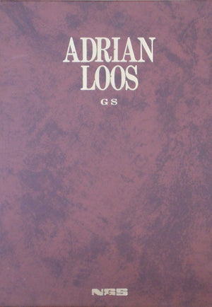 Adrian Loos GS, Galphy series n. 29 | Adrian Loos | Nippon Geijutsu Shuppansha 1983