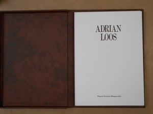 Adrian Loos GS, Galphy series n. 29 | Adrian Loos | Nippon Geijutsu Shuppansha 1983