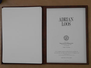 Adrian Loos GS, Galphy series n. 29 | Adrian Loos | Nippon Geijutsu Shuppansha 1983