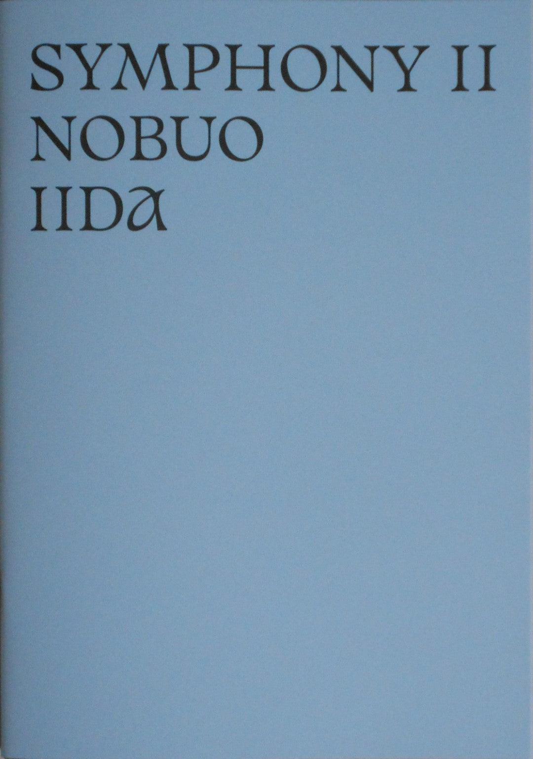 Symphony II | Nobuo Iida | Cé èditions 2024