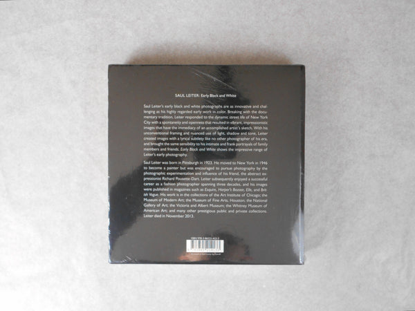 Early Black and White | Saul Leiter | Steidl 2014 (FIRST PRINTING)