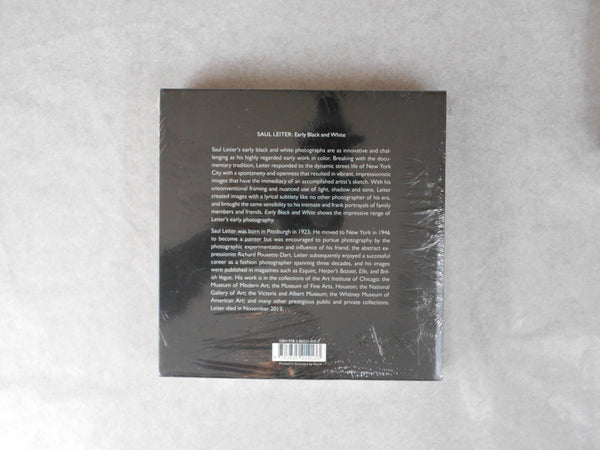 Early Black and White | Saul Leiter | Steidl 2014 (FIRST PRINTING)
