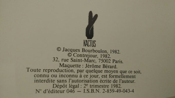 Coquines | Jacques Bourboulon | Kaktus 1992