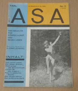 ASA Das Magazin für Körper, Kunst und neues Leben, 2 Jahrgang Nr. 11 | AA.VV. | ASA Verlag, 1927