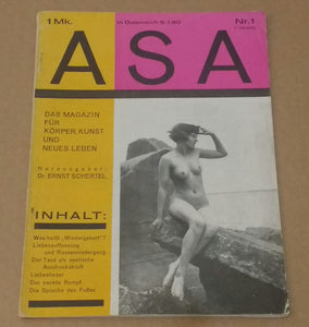 ASA Das Magazin für Körper, Kunst und neues Leben, 2 Jahrgang Nr. 1 | AA.VV. | ASA Verlag, 1927