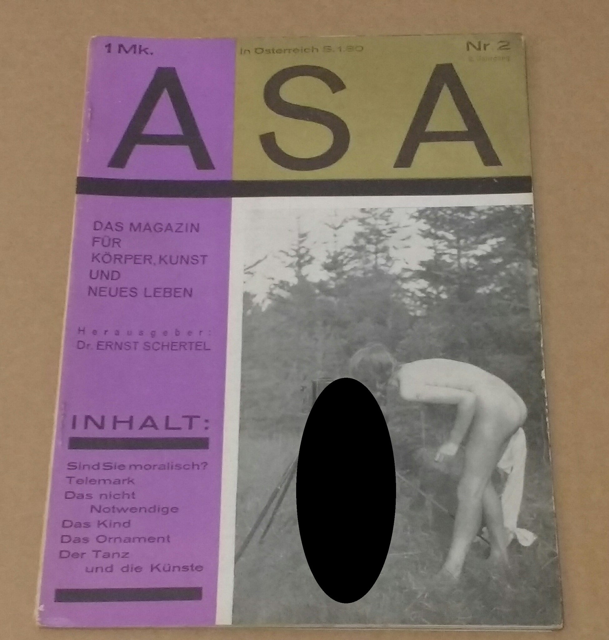 ASA Das Magazin für Körper, Kunst und neues Leben, 2 Jahrgang Nr. 2 | AA.VV. | ASA Verlag, 1927