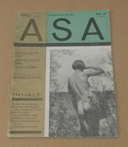 ASA Das Magazin für Körper, Kunst und neues Leben, 2 Jahrgang Nr. 3 | AA.VV. | ASA Verlag, 1927